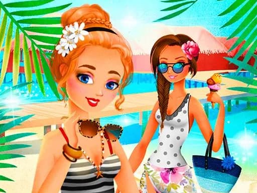 Vacation Summer Dress Up Game for Girl game screenshot - girls - Free online game