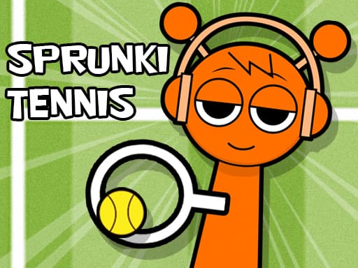 Sprunki Tennis game screenshot - sports - Free online game