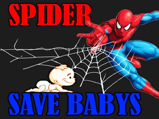 Captura de pantalla del juego Spider Man Save Babys - boys - Juego gratuito en línea