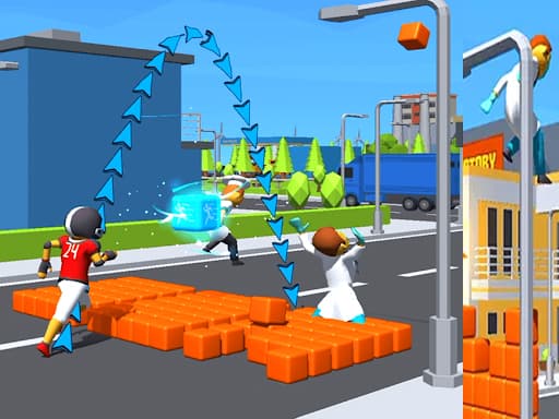 Captura de pantalla del juego Jumpero Parkour - sports - Juego gratuito en línea