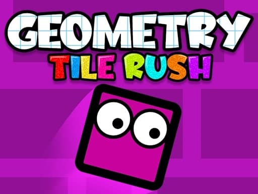 Captura de pantalla del juego Geometry Tile Rush - hypercasual - Juego gratuito en línea