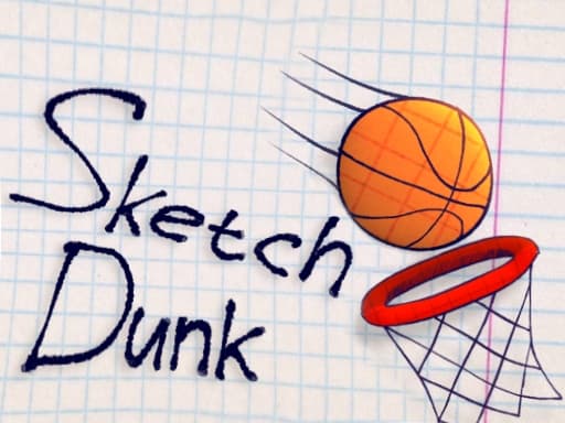 Captura de pantalla del juego Sketch Dunk - sports - Juego gratuito en línea