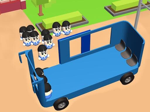 Captura de pantalla del juego Overloaded Bus Game - boys - Juego gratuito en línea