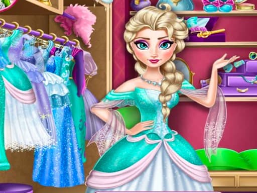 Disney Frozen Princess Elsa Dress Up Games game screenshot - girls - Free online game