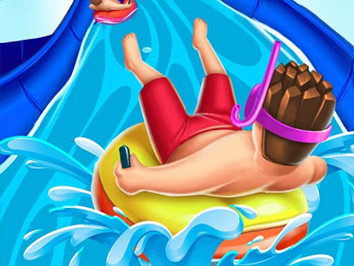 Aquapark Shark game screenshot - clicker - Free online game
