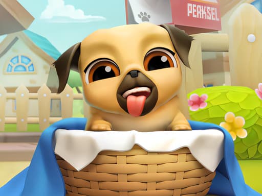 My Cute Puppy Grooming 3D game screenshot - girls - Free online game