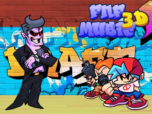 FNF Music 3D game screenshot - hypercasual - Free online game