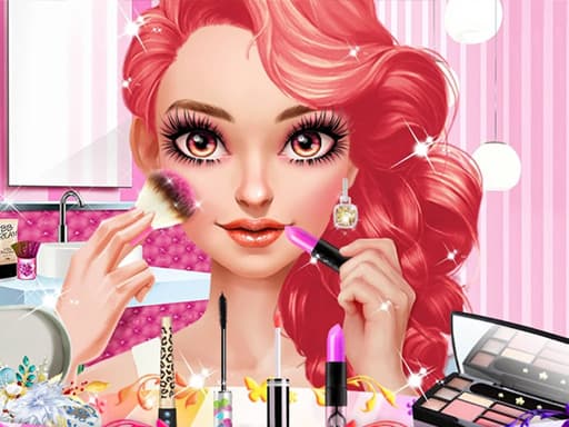 Glam Doll Salon game screenshot - girls - Free online game