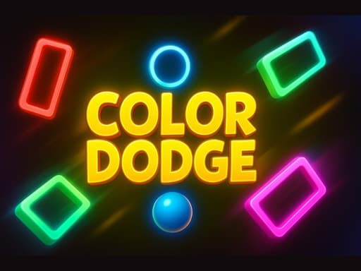 Captura de pantalla del juego Color Dodge - hypercasual - Juego gratuito en línea