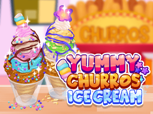 Yummy Churros Ice Cream 2 game screenshot - girls - Free online game