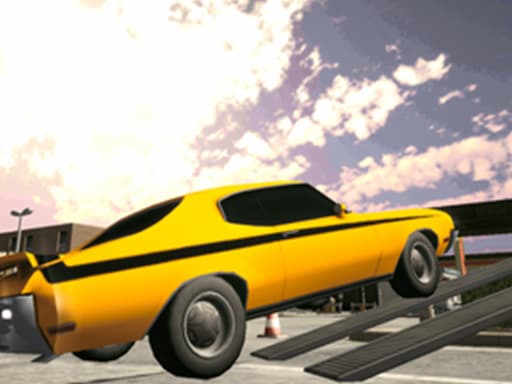 Captura de pantalla del juego Backyard Car Parking Simulator - racing - Juego gratuito en línea