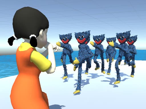 Captura de pantalla del juego Doll Fight Huggy - action - Juego gratuito en línea
