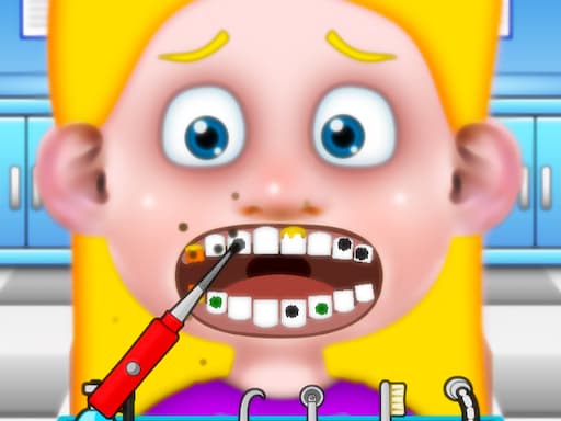 Little Dentist For Kids game screenshot - girls - Free online game