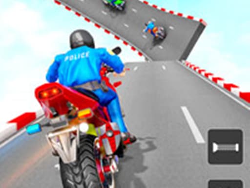 Captura de pantalla del juego Mega Ramp Stunt Moto - Fun &amp; Run 3D Game - hypercasual - Juego gratuito en línea
