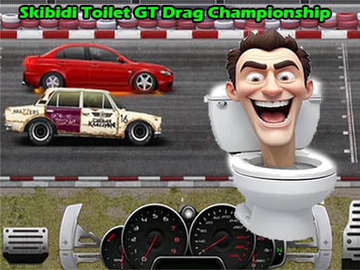 Skibidi Toilet GT Drag Championship game screenshot - racing - Free online game