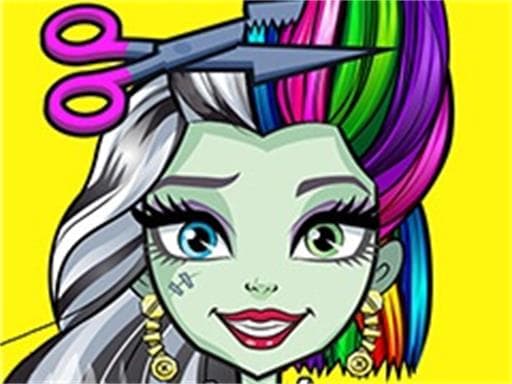 Captura de pantalla del juego Monster High Beauty Shop Game - girls - Juego gratuito en línea