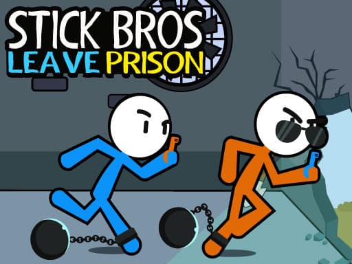 Stick Bros Leave Prison game screenshot - adventure - Free online game
