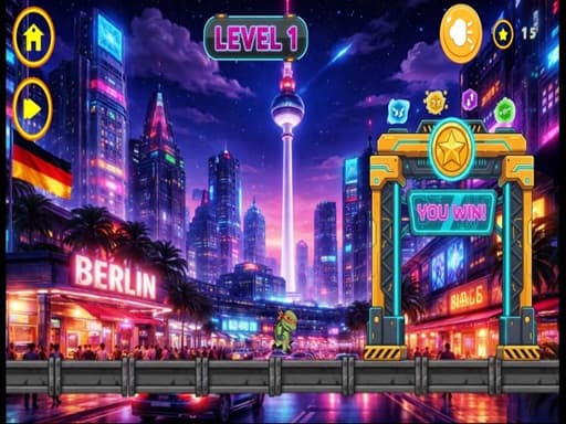 Pixel Amphibian game screenshot - hypercasual - Free online game