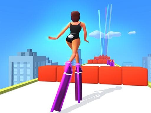 High Heels Run 3d game screenshot - hypercasual - Free online game