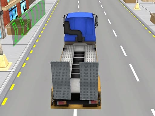 Truck Simulator Construction game screenshot - action - Free online game
