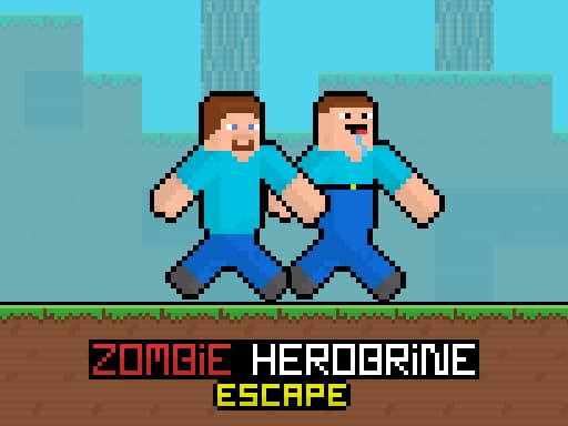 Zombie Herobrine Escape游戏截图 - arcade - 免费在线游戏