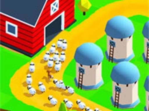 Captura de pantalla del juego Idle Sheep 3d Game - 3d - Juego gratuito en línea