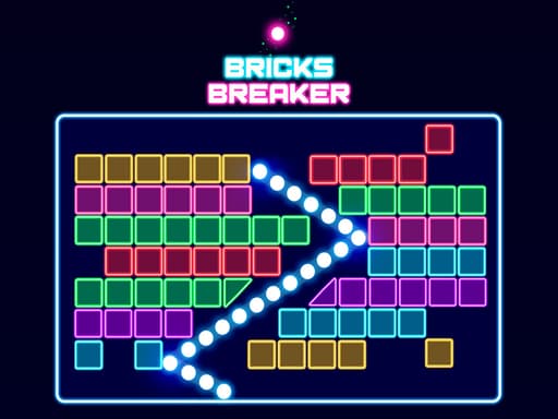 Bricks Breaker game screenshot - puzzles - Free online game