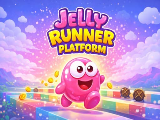 Captura de pantalla del juego Jelly runner platform  - arcade - Juego gratuito en línea