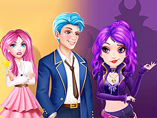 Magic Highschool Love Story game screenshot - hypercasual - Free online game