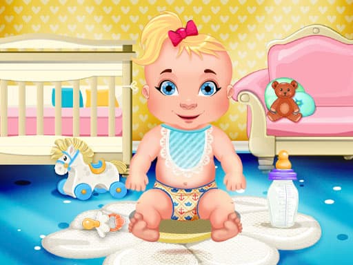 Baby Sitter Crazy Daycare game screenshot - girls - Free online game