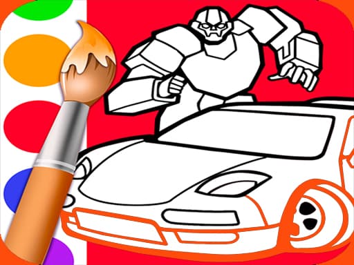 Kids Coloring Book for Boys game screenshot - girls - Free online game