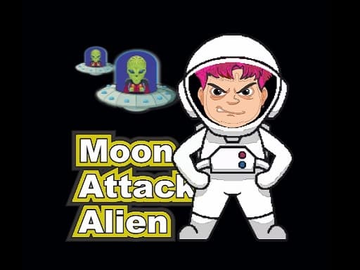  Attack Alien Moon game screenshot - adventure - Free online game