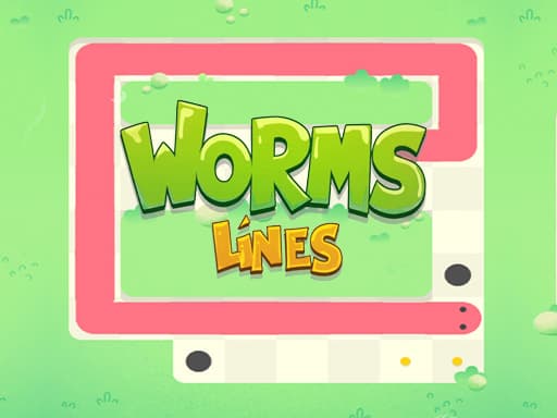 Captura de pantalla del juego Worms Lines - puzzles - Juego gratuito en línea