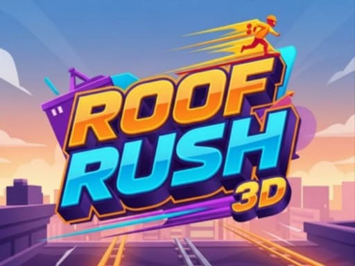 Captura de pantalla del juego Roof Rush 3D - hypercasual - Juego gratuito en línea