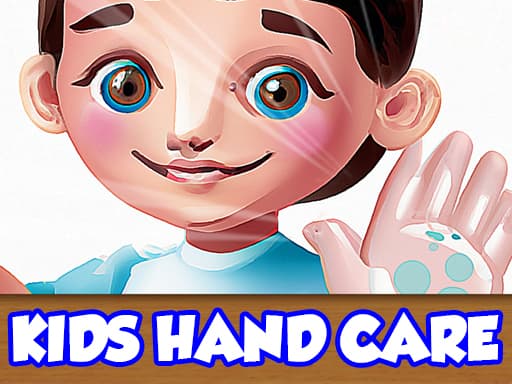 Kids Hand Care game screenshot - girls - Free online game