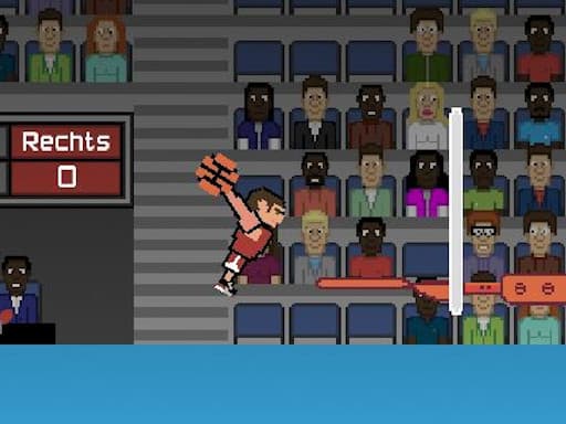 Captura de pantalla del juego Basketballspiel 2D - sports - Juego gratuito en línea