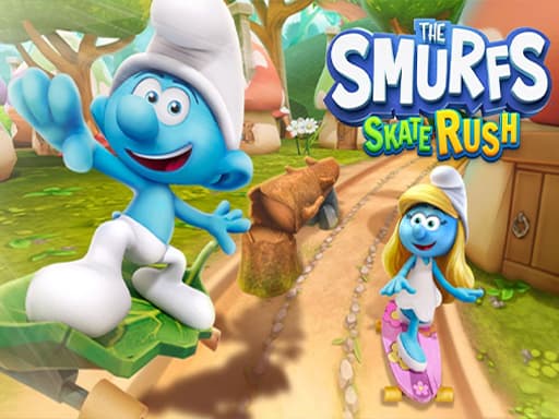 The Smufrs Skate Rush游戏截图 - arcade - 免费在线游戏