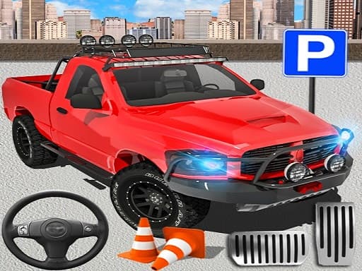 SUV Car City Parking Simulator游戏截图 - racing - 免费在线游戏