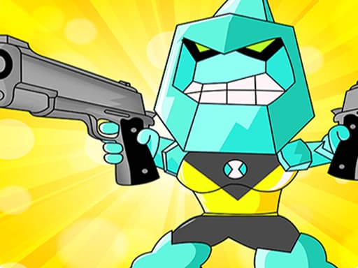 Captura de pantalla del juego Alien Transform Battle Diamondhead Game - adventure - Juego gratuito en línea