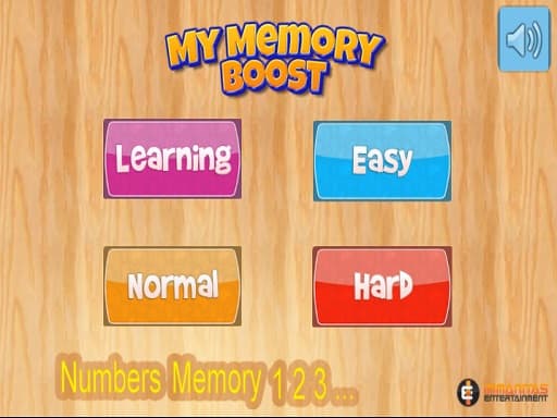 My Memory Boost game screenshot - arcade - Free online game