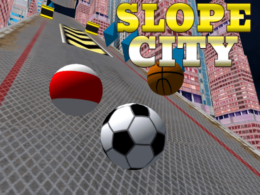 Slope City game screenshot - arcade - Free online game