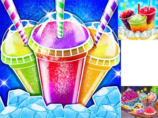 Icy Food Maker - Frozen Slushy game screenshot - cooking - Free online game