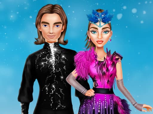Ice Skating Ballerina game screenshot - girls - Free online game