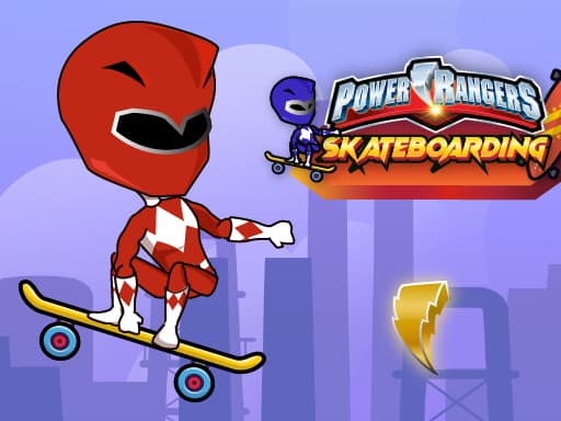 Captura de pantalla del juego Power Rangers Skateboading - sports - Juego gratuito en línea