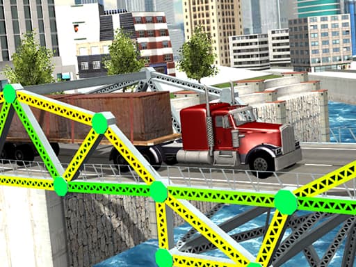 Bridge Builder 3D game screenshot - puzzles - Free online game