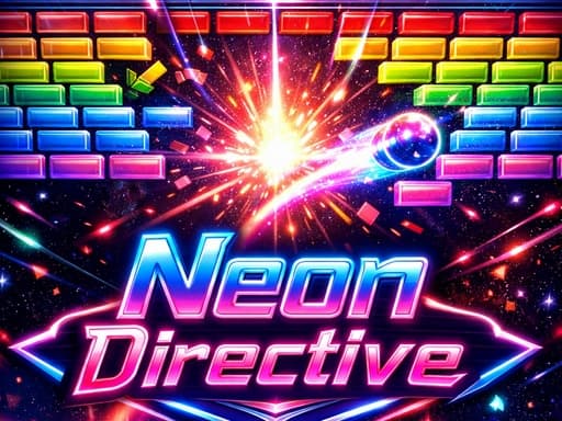 Neon Directive game screenshot - hypercasual - Free online game