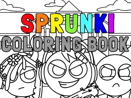Sprunki Coloring Book game游戏截图 - hypercasual - 免费在线游戏