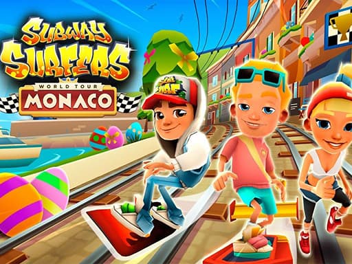Captura de pantalla del juego Subway Surfers Monaco - racing - Juego gratuito en línea