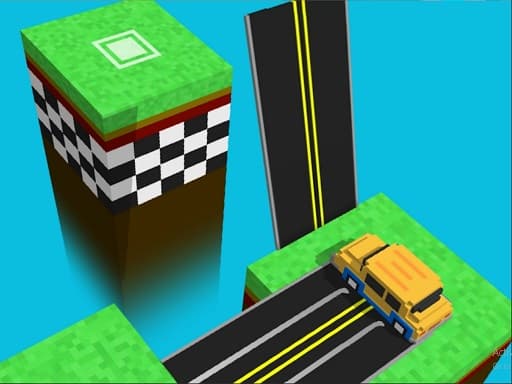 Blocky Taxy ZigZag游戏截图 - racing - 免费在线游戏