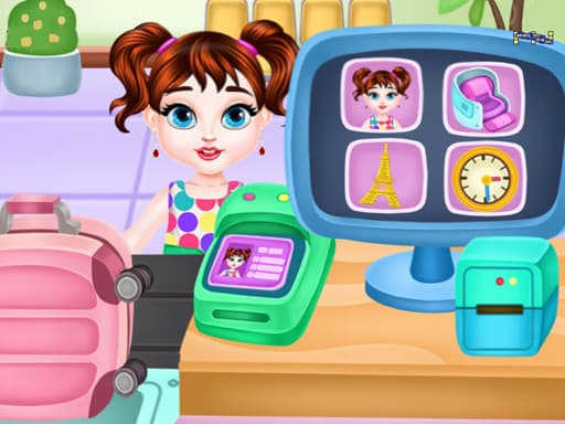 Baby Taylor Airport Travel game screenshot - girls - Free online game